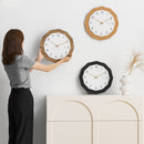 Punch-free Noiseless Hanging Clock Living Room Wall Decorations