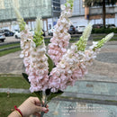 French 5 Fork Hyacinth White Violet Wedding Road Lead Fake Flower