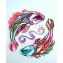 Quilted Paper Painting Material Package Slot Series Illustration Creative Handmade Set