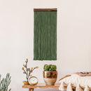 Bohemian Creative Hand Weaving Wood Board Tassel Tapestry