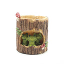 Green Frog Flower Pot