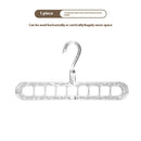 Glacier Pattern Nine-hole Hanger Household Foldable And Contractible