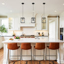 Industrial Style Retro Linear Iron Single-head Restaurant Personalized Chandelier