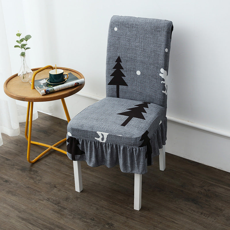 Chair Cover Modern Simple Universal Skirt Elastic Chair Cover