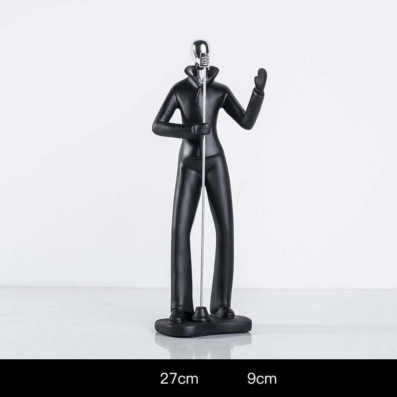 Creative Living Room TV Cabinet Mini Figure Decoration