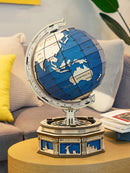 Hand Made Puzzle  Three Dimensional Model Globe