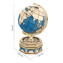 Hand Made Puzzle  Three Dimensional Model Globe