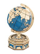 Hand Made Puzzle  Three Dimensional Model Globe