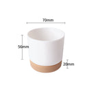 Round Double-Layer Succulent Green Dill Small Green Plant Flowerpot