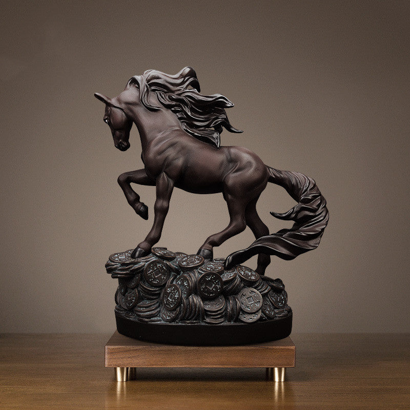 New Chinese Style Horse Resin Handicraft Ornaments