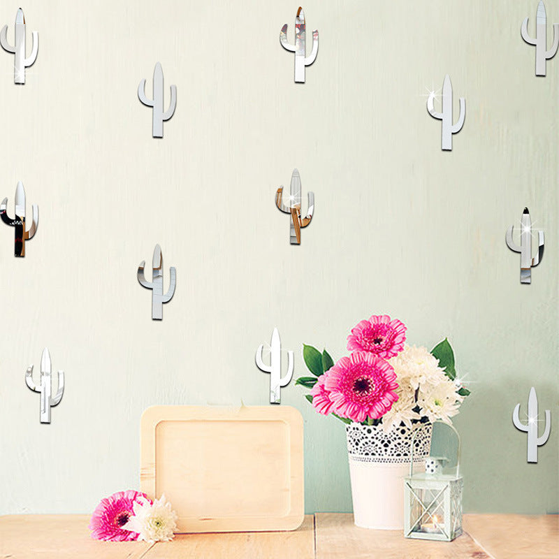 3D Cactus Wall Sticker
