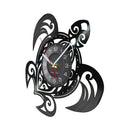 Turtle Mechanical Steampunk Turtle Vinyl Record Wall Clock