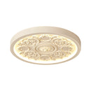 Cream Ceiling Carved Design Ceiling Lamp