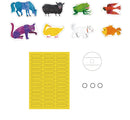 Animal Sticker Height Wall Sticker