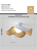 Modern Minimalist Walnut Grain Color Room Eye Protection Ceiling Lamp