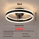 Bedroom Living Room Invisible LED Ceiling Ceiling Fan Lights