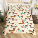 Cartoon Bedding Cute Animal Print Bedding Set