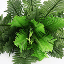 Green iron leaf decoration