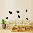 Wall Sticker Black Cat Rabbit Wall Sticker Decorative Pattern