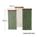 Bohemian Creative Hand Weaving Wood Board Tassel Tapestry