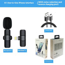 One-to-two Collar-type Wireless Collar Clip Microphone