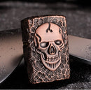 Heavy Armor Skull Windproof Alloy Lighter