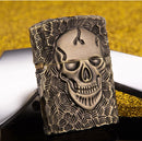 Heavy Armor Skull Windproof Alloy Lighter