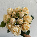 Rose Mori Style Combination Bridal Bouquet Dry Artificial Flower Rose