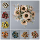 Autumn Wind Sun Bouquet Artificial Flower Factory Artificial Flower Green Plant