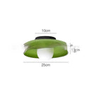 French Retro Glass Ceiling Light