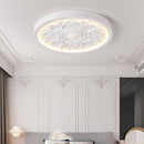 Cream Ceiling Carved Design Ceiling Lamp