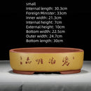 Purple Sand Simple Green Plant Large Ceramic Old Pile Flower Pot