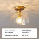Brass Glass Ceiling Lamp Corridor Ceiling Lamp
