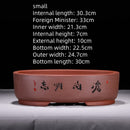 Purple Sand Simple Green Plant Large Ceramic Old Pile Flower Pot