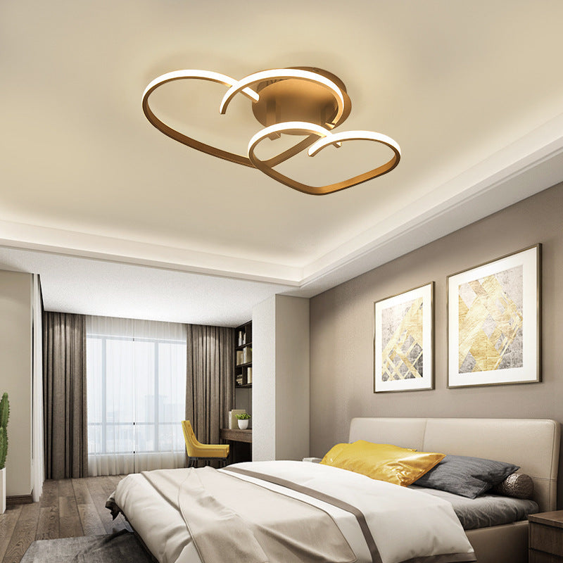 Simple Nordic Led Love Ceiling