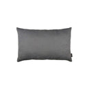 Set Of Two 12" X 20" Gray Zippered Polyester Lumbar Pillow Cover-0