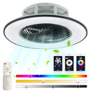 Smart Bedroom Ceiling Fan Lamp LED Ceiling Fan Lights