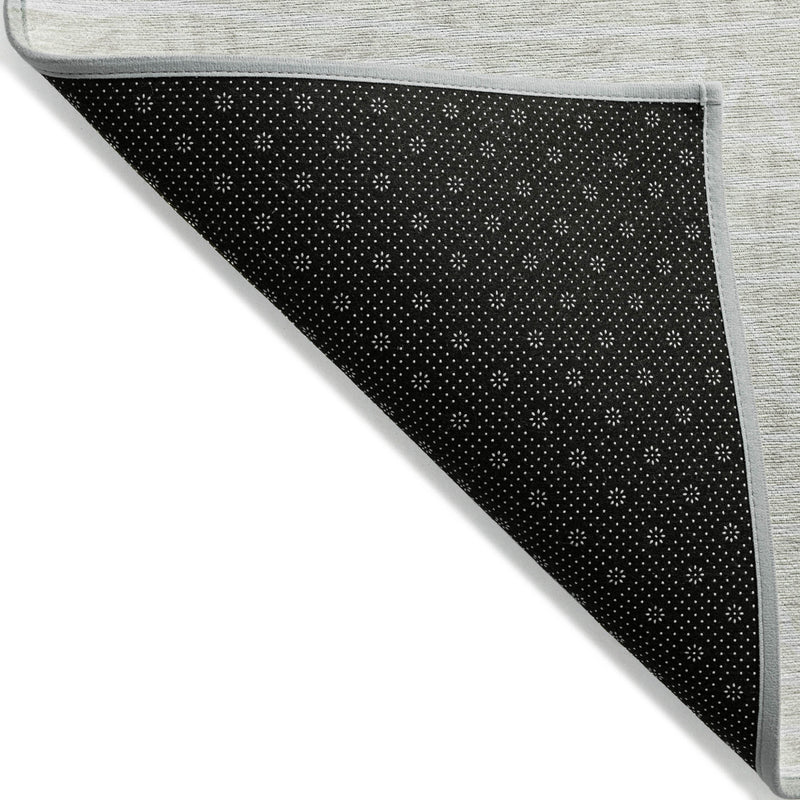 3' X 5' Ivory And Beige Geometric Washable Indoor Outdoor Area Rug-2