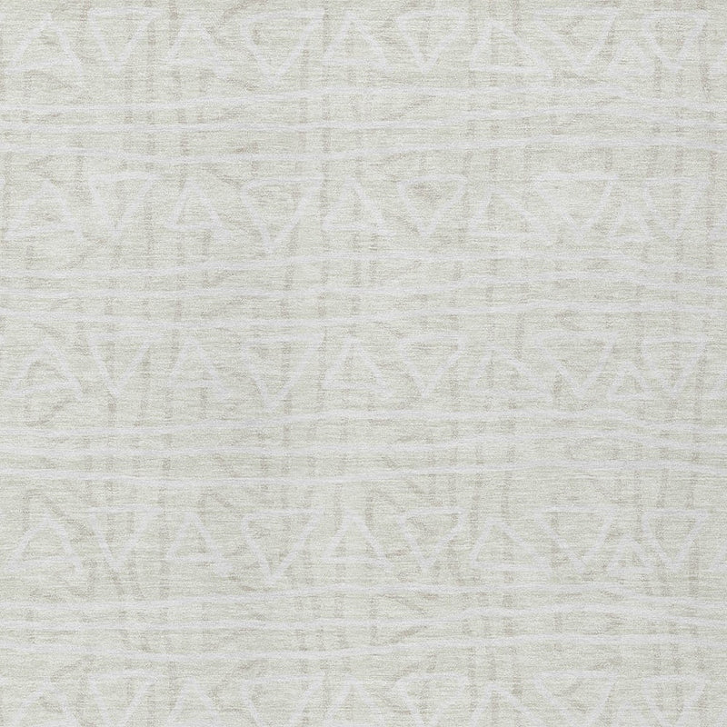 3' X 5' Ivory And Beige Geometric Washable Indoor Outdoor Area Rug-4