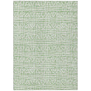 8' X 10' Mint Green Artichoke Green And Ivory Geometric Washable Indoor Outdoor Area Rug-1
