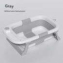 0-3 Years Old Baby Folding Tub Sitting Lying Wash Portable With Water Thermometer