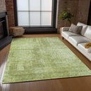 3' X 5' Sage And Green Abstract Washable Indoor Outdoor Area Rug-8