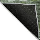 8' X 10' Olive Green And Fern Green Southwestern Washable Indoor Outdoor Area Rug-3