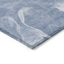 8' X 10' Blue And Sky Blue Abstract Washable Indoor Outdoor Area Rug-4