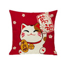 New Year Beckoning Cat Living Room Office Sofas Pillow