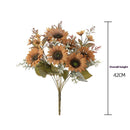 Autumn Wind Sun Bouquet Artificial Flower Factory Artificial Flower Green Plant