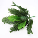 Green iron leaf decoration