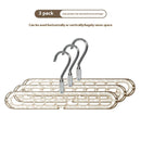 Glacier Pattern Nine-hole Hanger Household Foldable And Contractible