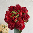 Rose Mori Style Combination Bridal Bouquet Dry Artificial Flower Rose