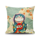 New Year Beckoning Cat Living Room Office Sofas Pillow